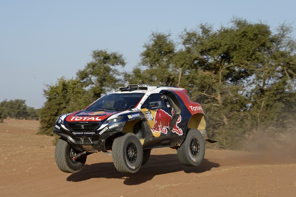 312 LOEB Sebastien - ELENA Daniel - PEUGEOT 2008 DKR during the 2015 Morocco off road rally, stage 5, from  Agadir to Agadir, on october 9th 2015, Morocco. Photo Eric Vargiolu / DPPI