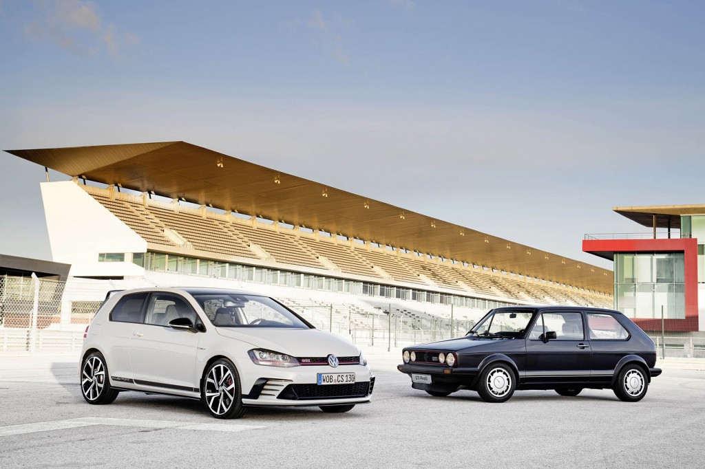 Zwischen dem Golf GTI Clubsport und dem Golf GTI Pirelli liegen fast 33 Jahre Fahrzeugentwicklung