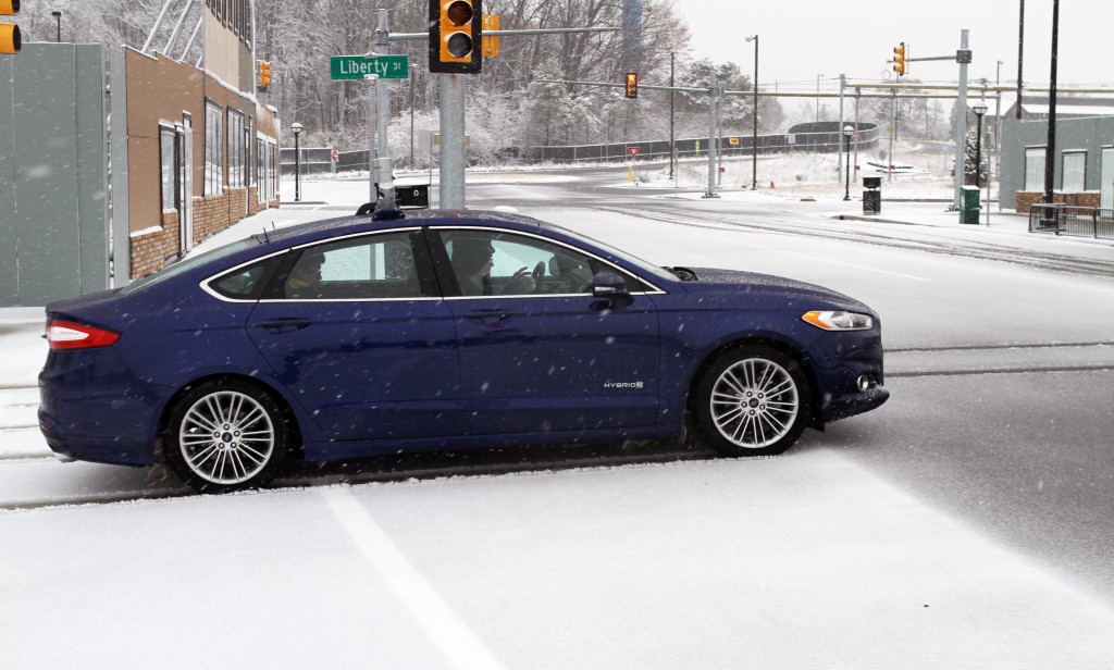 Ford Conducts Industry-First Snow Tests of Autonomous Vehicles