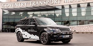 Eerste geslaagde test met zelfrijdende Range Rover in Coventry